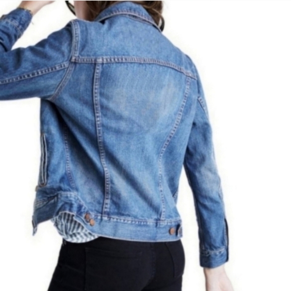 Madewell Medium Wash Denim Jacket XS - Picture 2 of 8
